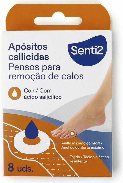 Produktbild Senti2 Callizide Bandagen mit Salicylsäure - 8er-Pack (Fussdeodorant & -puder)