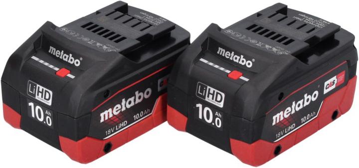 Actual product image Metabo LiHD battery pack set 2x 18 V 10.0 Ah CAS system ( 2x 625549000 ) (18 V)