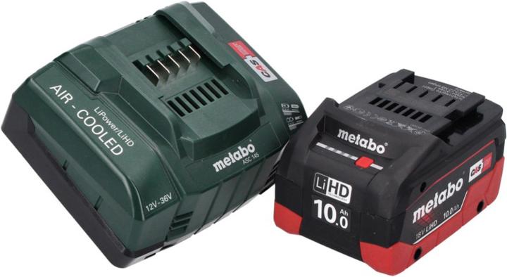 Actual product image Metabo 18 V basic set 1x battery 10.0 Ah LIHD + ASC 145 charger CAS system (18 V)