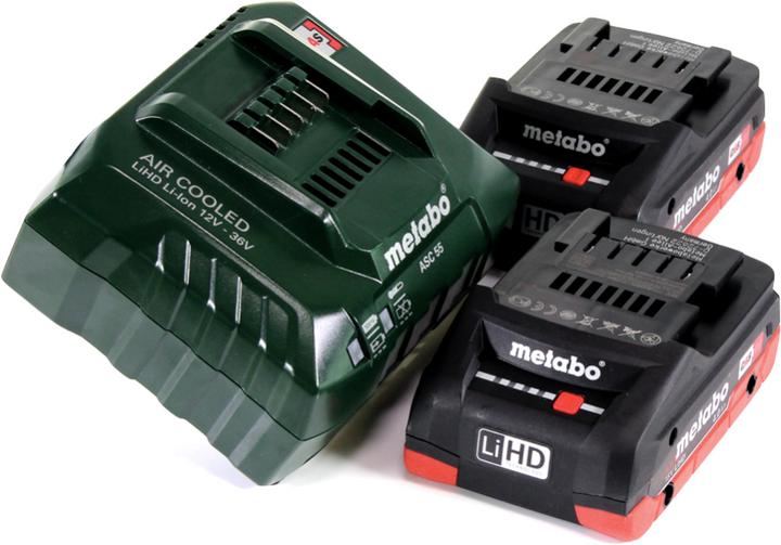 Actual product image Metabo RM 36-18 LTX BL 46 battery lawn mower 36 V ( 2x 18 V ) 46 cm brushless + 2x battery 4.0 Ah + charger (Rechargeable battery operated)