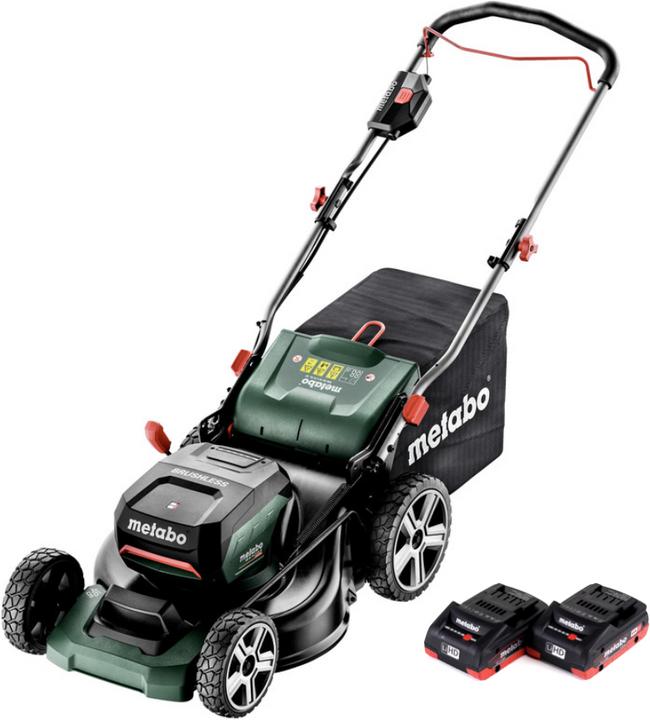 Actual product image Metabo RM 36-18 LTX BL 46 Battery lawn mower 36 V ( 2x 18 V ) 46 cm Brushless + 2x battery 4.0 Ah - (Rechargeable battery operated)