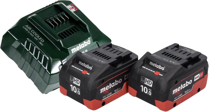 Actual product image Metabo RM 36-18 LTX BL 46 Battery lawn mower 36 V ( 2x 18 V ) 46 cm Brushless + 2x battery 10.0 Ah + (Rechargeable battery operated)