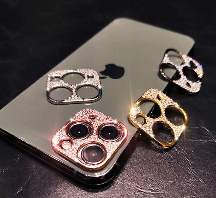 Immagine prodotto PhoneLook Decorazione fotocamera strass oro rosa iPhone 11 Pro (Apple iPhone 11 Pro)