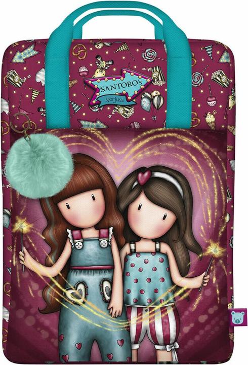 Produktbild Gorjuss Schulrucksack Fireworks Granatrot (25 x 36 x 10 cm) (10 l)