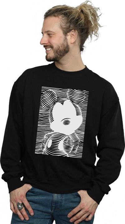Actual product image Disney Mens Mickey Mouse Lines Sweatshirt (XXL)