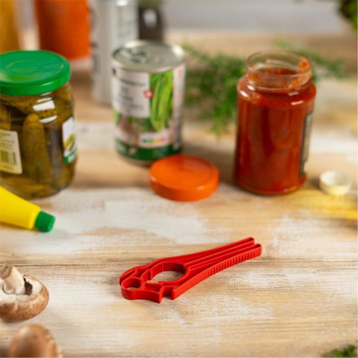 Image du produit Kuhn Rikon Suisse 5 en 1 (Ouvre-bouteille à couvercle en plastique)