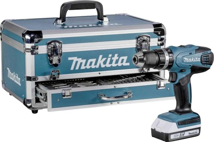 Productafbeelding Makita HP488D009 G-serie accu klopboormachine incl. koffer + 2 accu's (Oplaadbare batterij)
