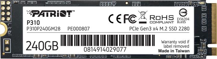 Patriot P310 SSD 240 GB (240 Go, 2.5")