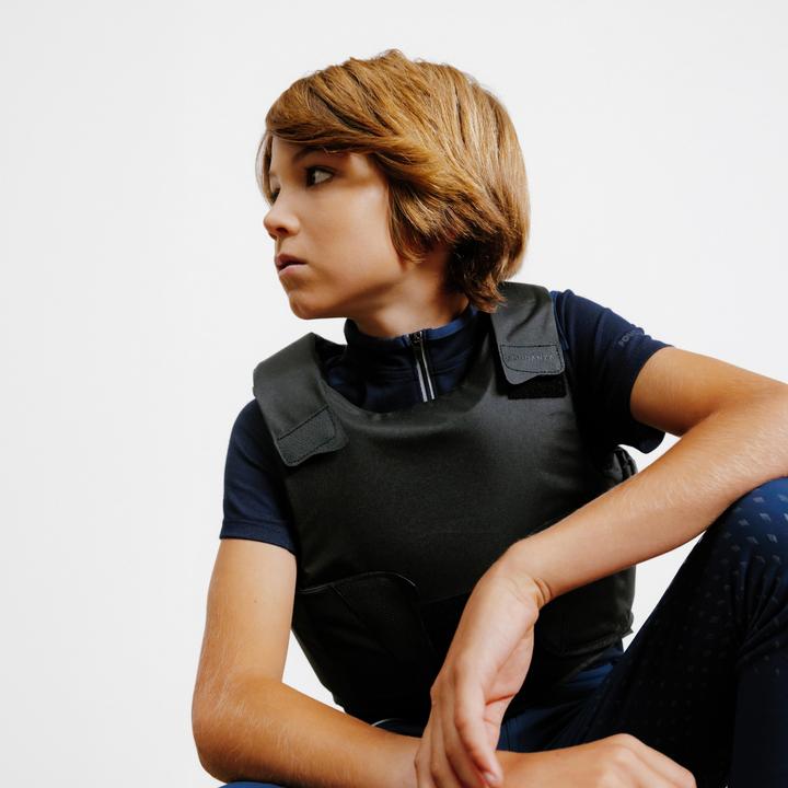 Image du produit Fouganza Gilet d'équitation enfant - 100 noir (122)