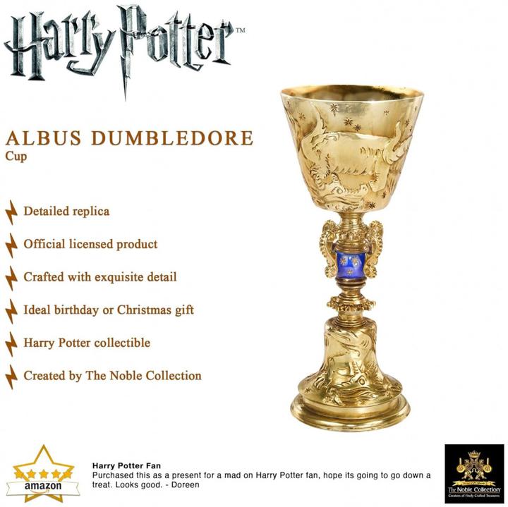 Image du produit Noble Collection Harry Potter : Réplique de la Coupe Dumbledore