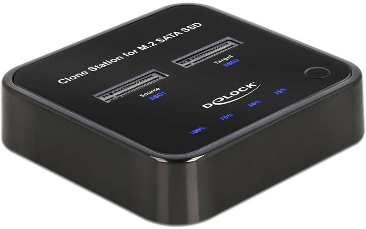 Delock M.2 Dockingstation für 2 x M.2 SATA SSD mit Klon Funktion