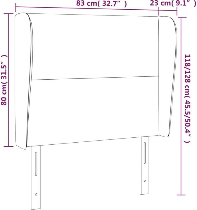 Produktbild VidaXL Chandler (83 x 23 x 128 cm)