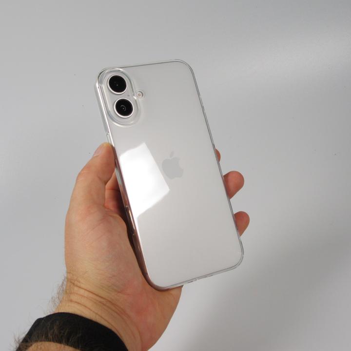 Actual product image PhoneLook Cover Rubber Silicone Gel Simple Super Clear Flexible (Apple iPhone 16 Plus)