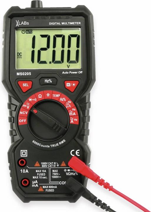 Actual product image VAL MS0205 - TRMS Digital Multimeter, 6,000 Counts