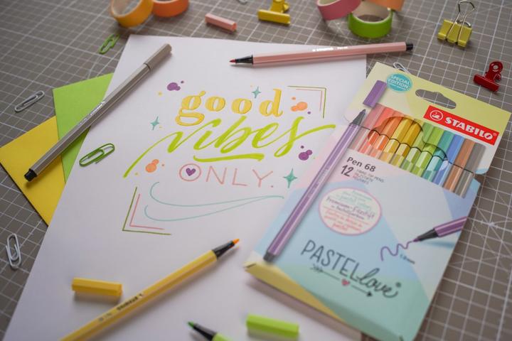 Image du produit STABILO Pen 68 Pastel Love (Multicolore, 12 x)