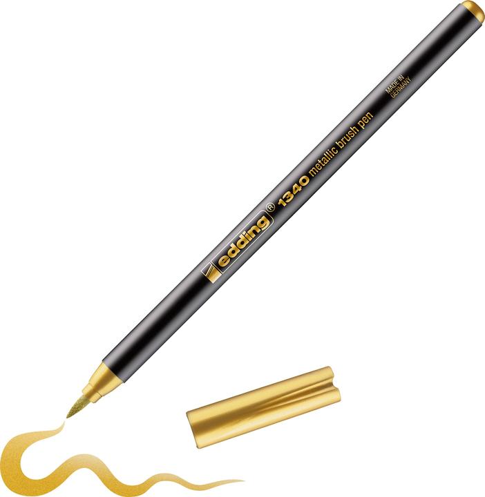 Actual product image Edding 1340 - Brushpen (Gold, 1 x)