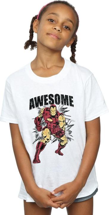 Image du produit - T-shirt AWESOME IRON MAN - Fille (140, 146)