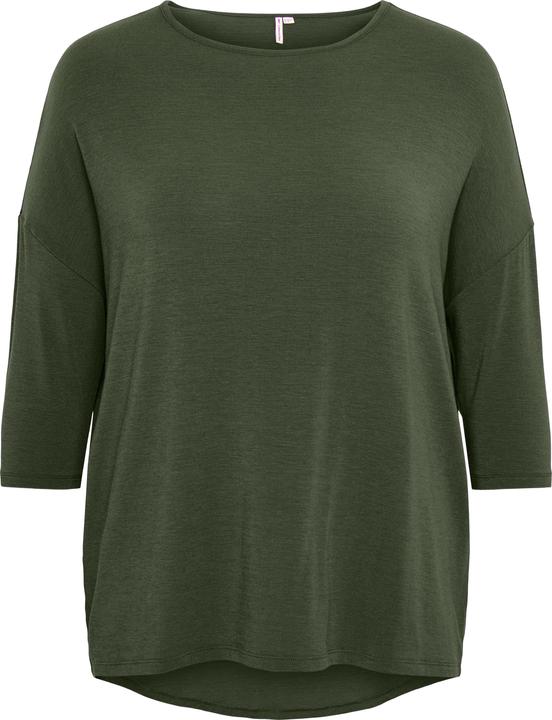 Image du produit Only Top curvy à la coupe décontractée et aux manches 3/4 Top (S)