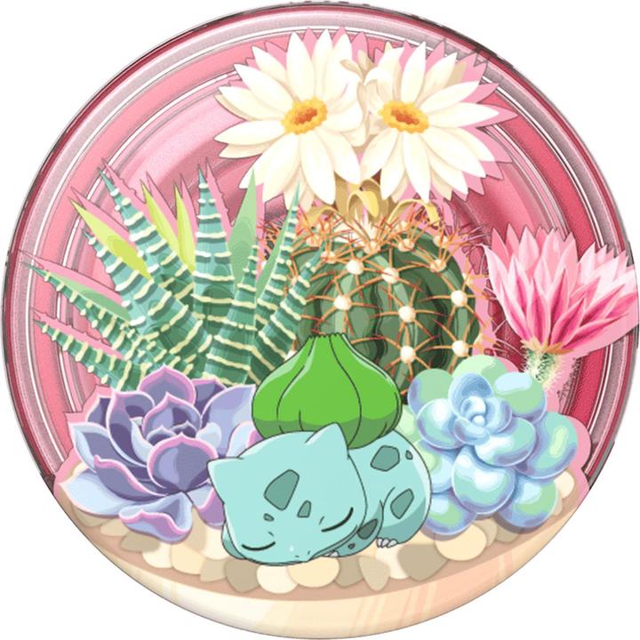 Actual product image PopSockets PopGrip Premium Bulbasaur Terrarium
