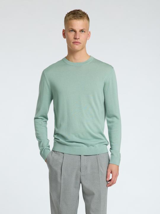 Produktbild Selected Homme 100% Merinowoll Pullover mit Rundhalsausschnitt (M)