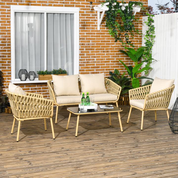 Actual product image Outsunny Garden furniture set