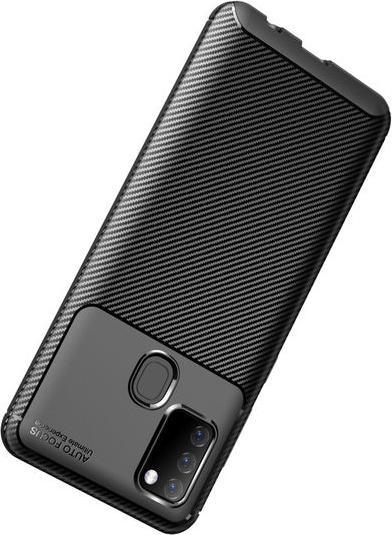 Actual product image MU Classic Carbon Fiber TPU Softcase Series (Samsung Galaxy A21s)