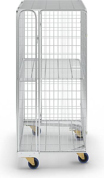 Image du produit kaiserkraft Bac roulant antivol, emboîtable (500 kg)