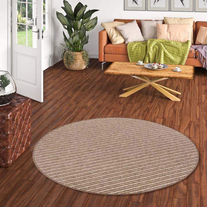 Immagine prodotto Snapstyle Tappeto berbero a righe Marta Round (160 x 160 cm)