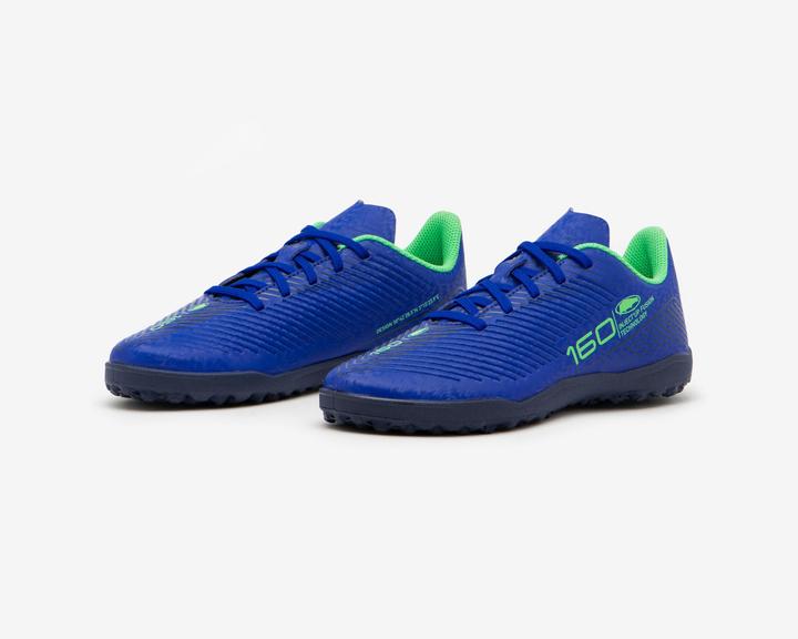 Immagine prodotto Kipsta Scarpe da calcio multispeed da bambino TF con lacci - 160 Turf blu (35)