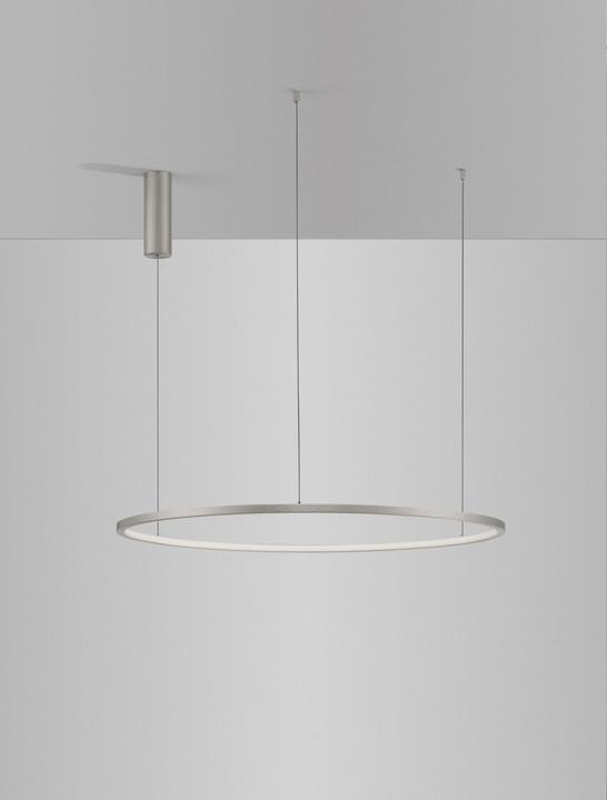 Immagine prodotto Nova Luce TARQUIN Luce a sospensione LED argento 46W bianco caldo 200x80cm dimmerabile 9345607
