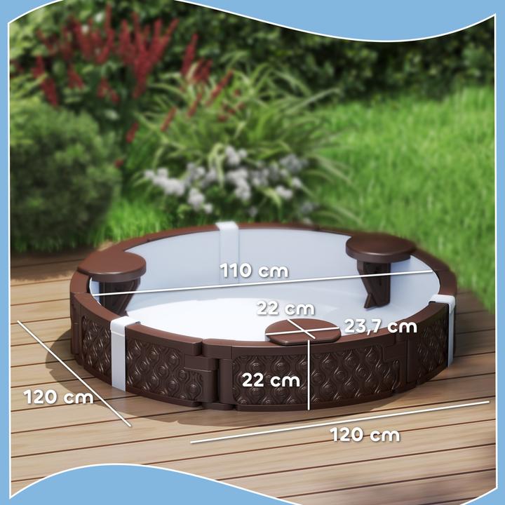 Immagine prodotto Aiyaplay Sandkasten Kunststoff, Polyester Braun