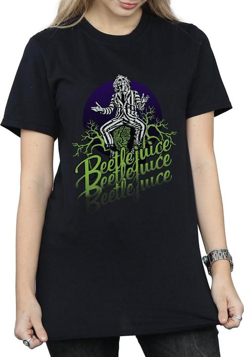 Immagine prodotto Beetlejuice Maglietta Boyfriend in cotone Faded Pose (L)