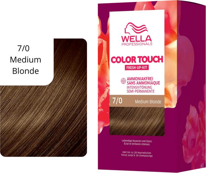 Actual product image Wella Colour Touch Fresh-Up Kit (7/0 medium blonde)