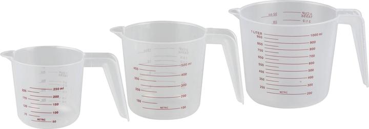 Image du produit Cuisine Elegance Gobelet de mesure 3pcs PP (1000 ml)