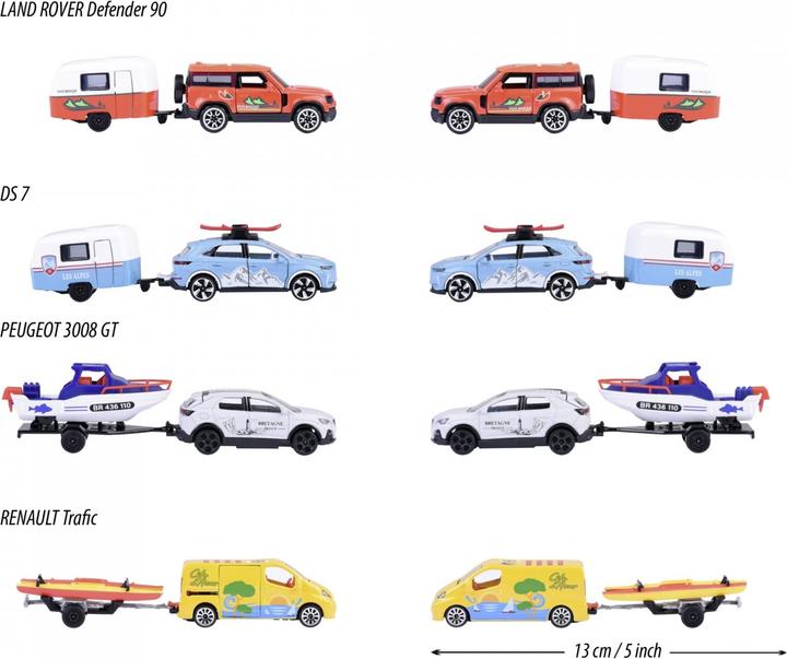 Immagine prodotto Majorette Rimorchio French Touch, a 4 scomparti.