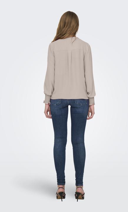 Immagine prodotto Only Vestibilità regolare Scollo rotondo Polsini smocked Taglio voluminoso delle maniche Top Top (XL)