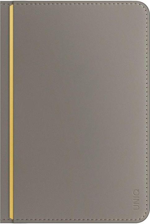Actual product image Uniq Belmont RFID Blocking Passport Case - Grey/Yellow