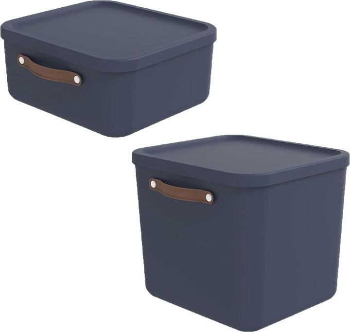 Image du produit Rotho Lot de 2 boîtes de rangement 20 l et 40 l MALOJA (40 l)