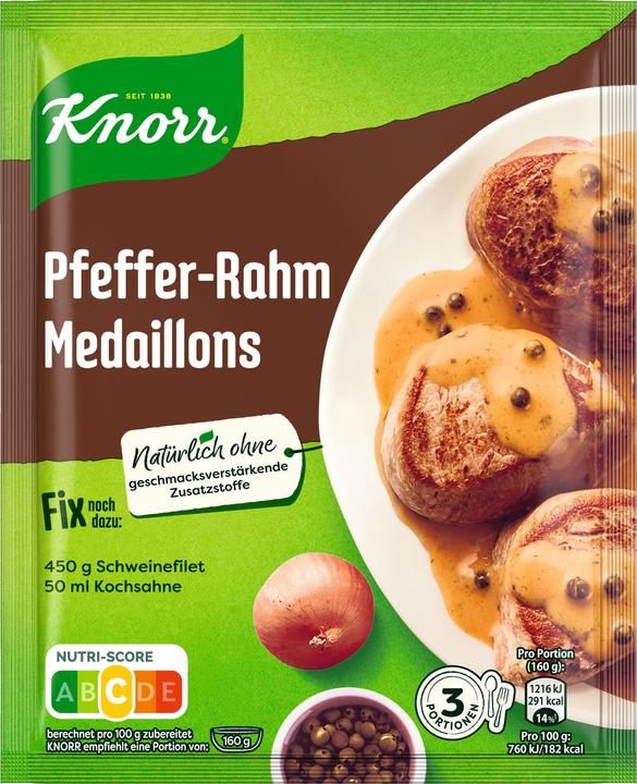 Knorr Fix Pfeffer-Rahm Medaillons (35 g)