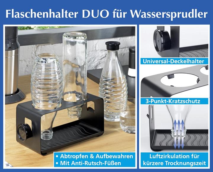 Produktbild Flaschenhalter DUO für Wassersprudler