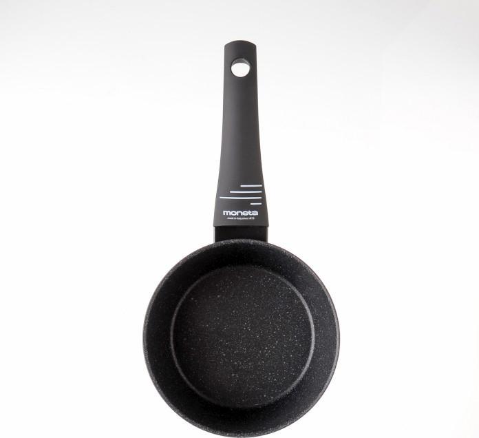 Immagine prodotto Moneta Sì! Casseruola 1 manico, 16 cm, Artech Stone Ultra, Nero (16 cm, Set di pentole e padelle da cucina, Alluminio)
