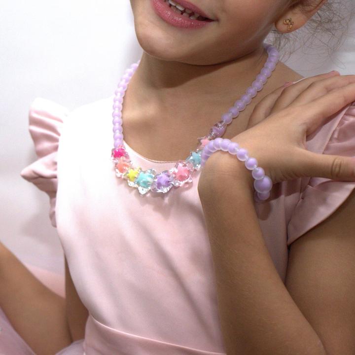 Actual product image Yuko.B Necklace and bracelet (ABS, Acrylic)