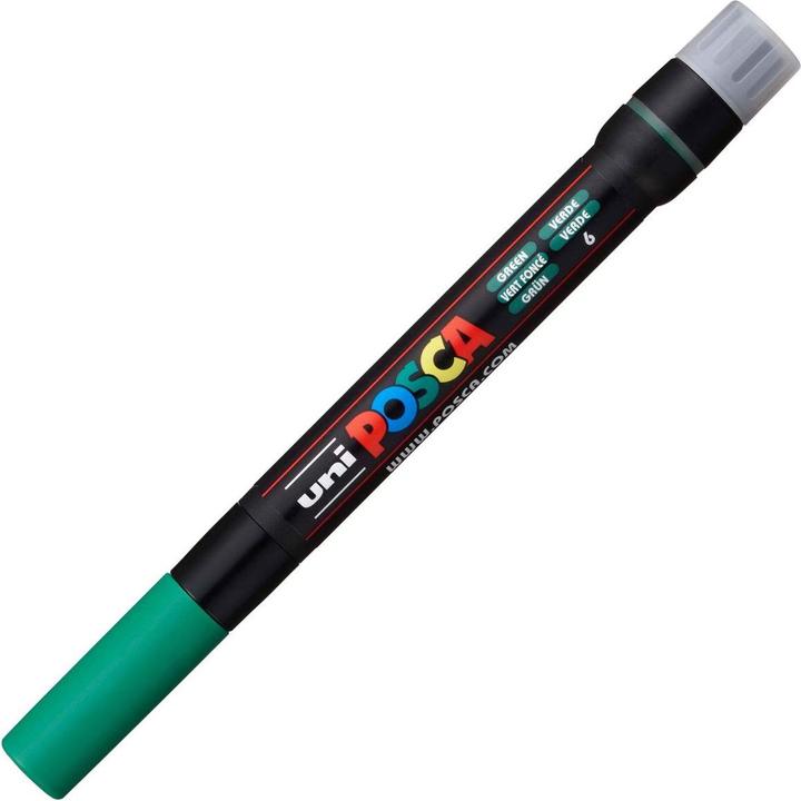 Actual product image Posca Brush tip marker (Green, 10 mm, 1 x)