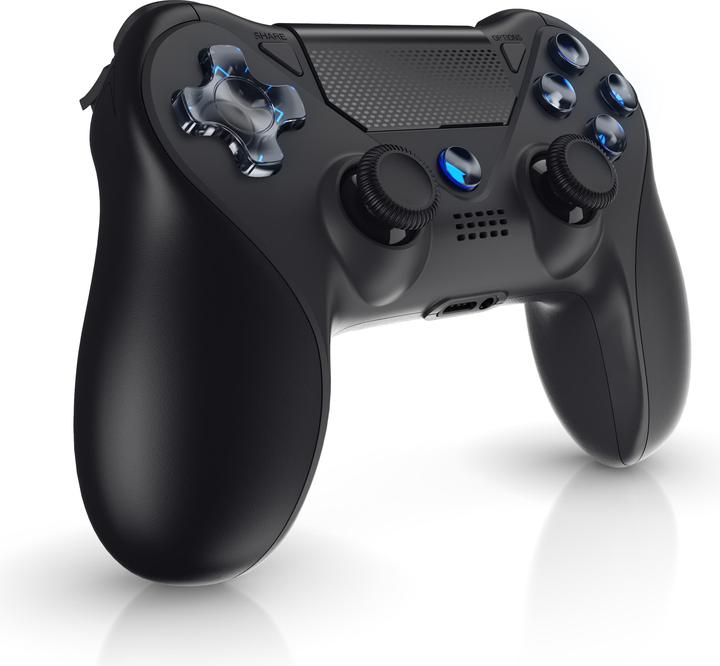 CSL Gaming Controller, Wireless Gamepad für PS4, Playstation & Switch, Bluetooth & Kabel, Touchpad, Akku (Switch, PS4)