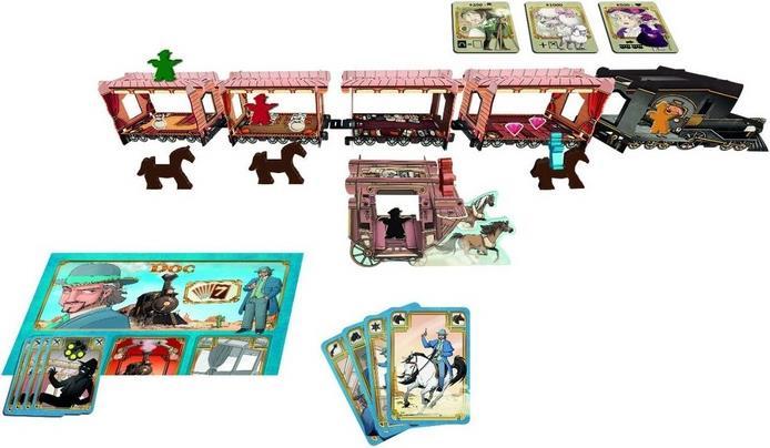 Produktbild Asmodée Colt Express: Postkutsche und Pferde (Deutsch)