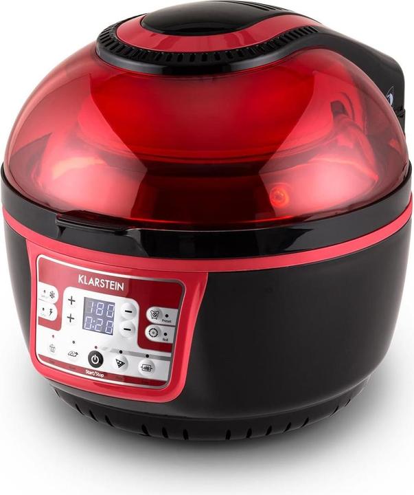 Produktbild Klarstein VitAir Turbo Heissluftfritteuse, Rot/Schwarz