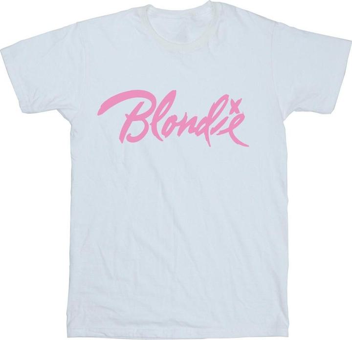 Actual product image Blondie Womens/Ladies Classic Logo Cotton Boyfriend T-Shirt (XL)
