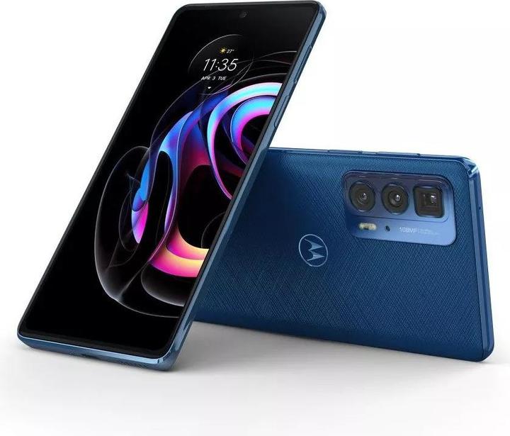 Immagine prodotto Motorola Edge 20 Pro (256 GB, Pelle vegana blu, 6.70", Doppia SIM, 108 Mpx, 5G)
