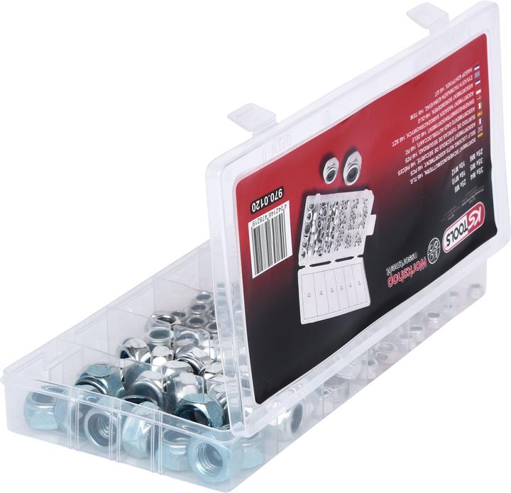 Produktbild KS Tools Sortiment Sicherungsmuttern (M12)