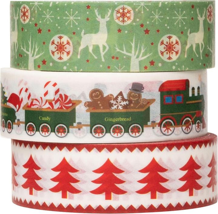 Produktbild Colorations Washi Tape Weihnachten 3 Rollen, 5mtr.